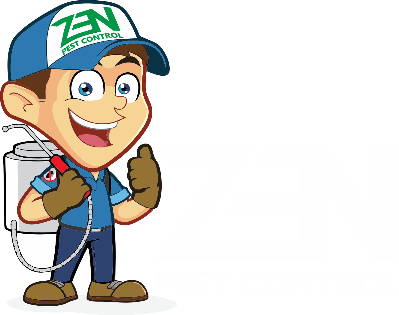 Zen pest control logo-white